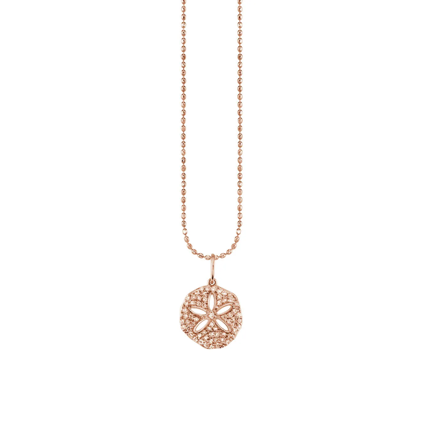 Gold & Diamond Sand Dollar Charm