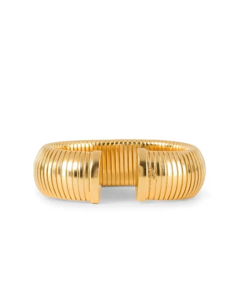 Gold Cobra Cuff Bracelet