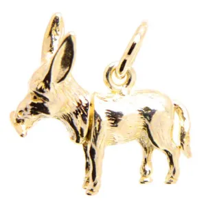 Gold Donkey Charm