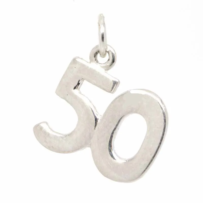 Gold Fifty Charm 50