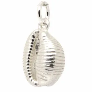 Gold Large Cowrie Shell Charm