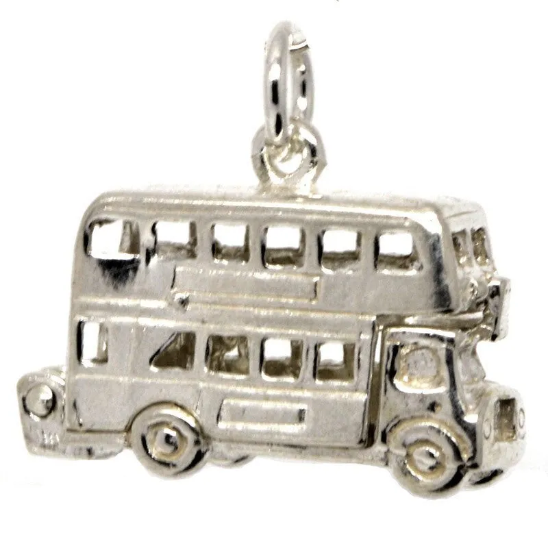 Gold Large London Bus Charm