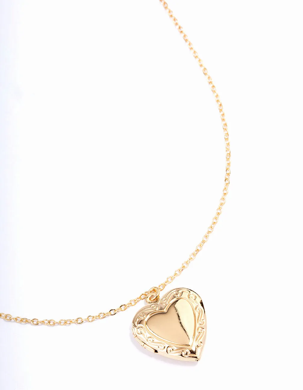 Gold Mixed Textured Cross Necklace