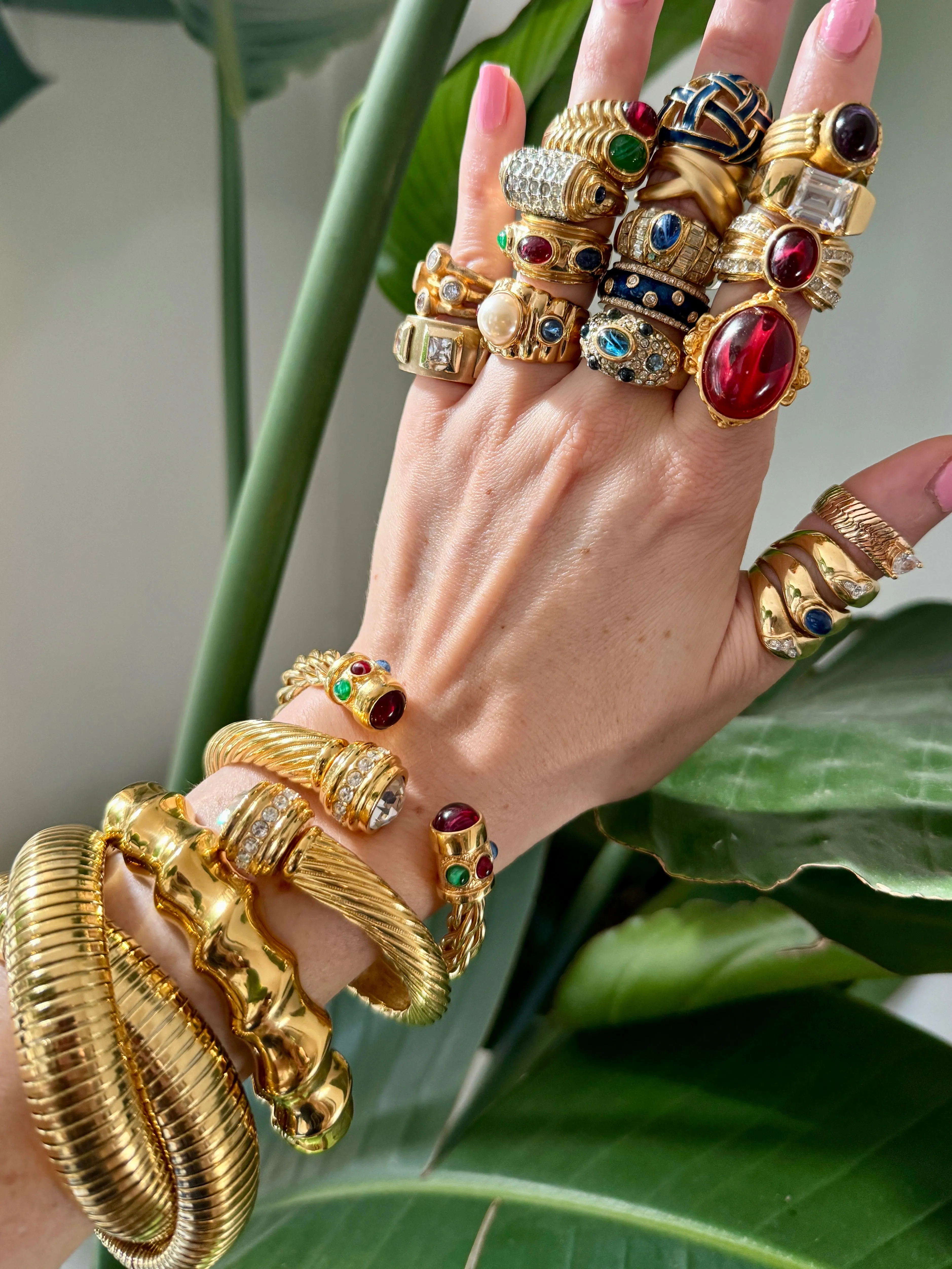Gold Ribbed Cuff