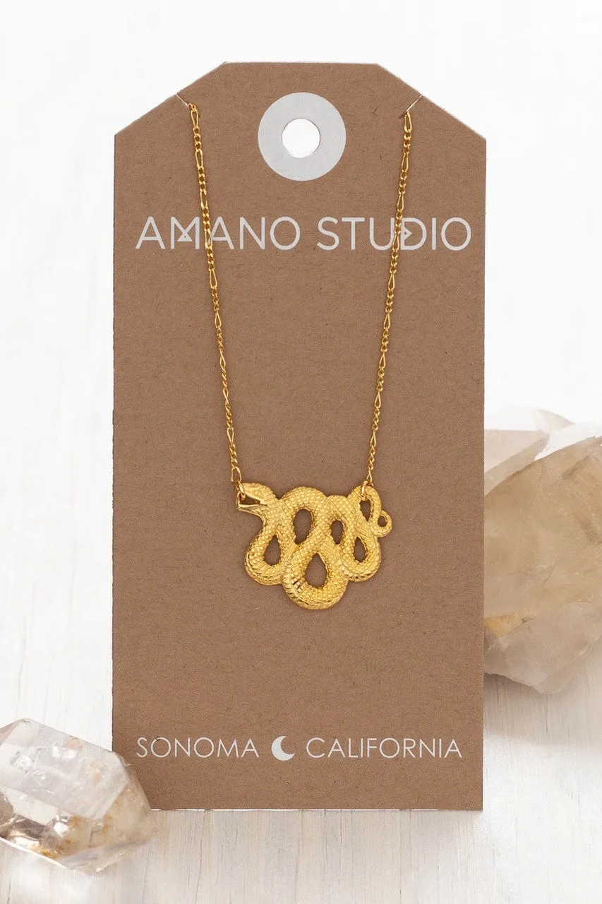 Golden Serpent Necklace