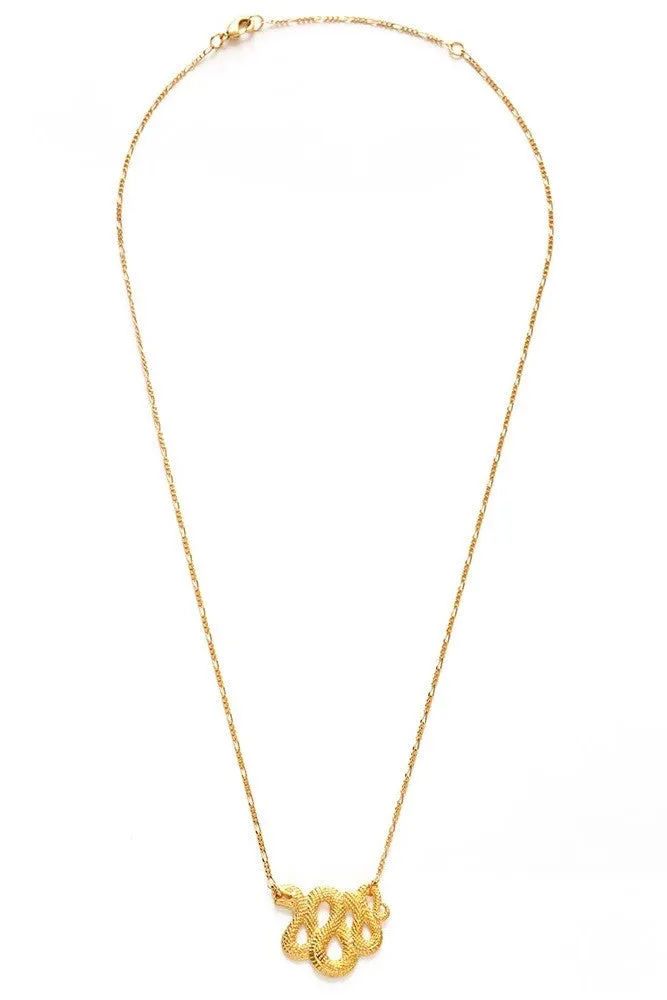 Golden Serpent Necklace