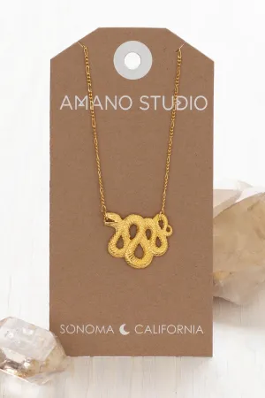 Golden Serpent Necklace