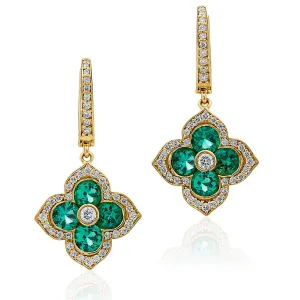 Gumuchian Emerald Lotus G Boutique Earrings