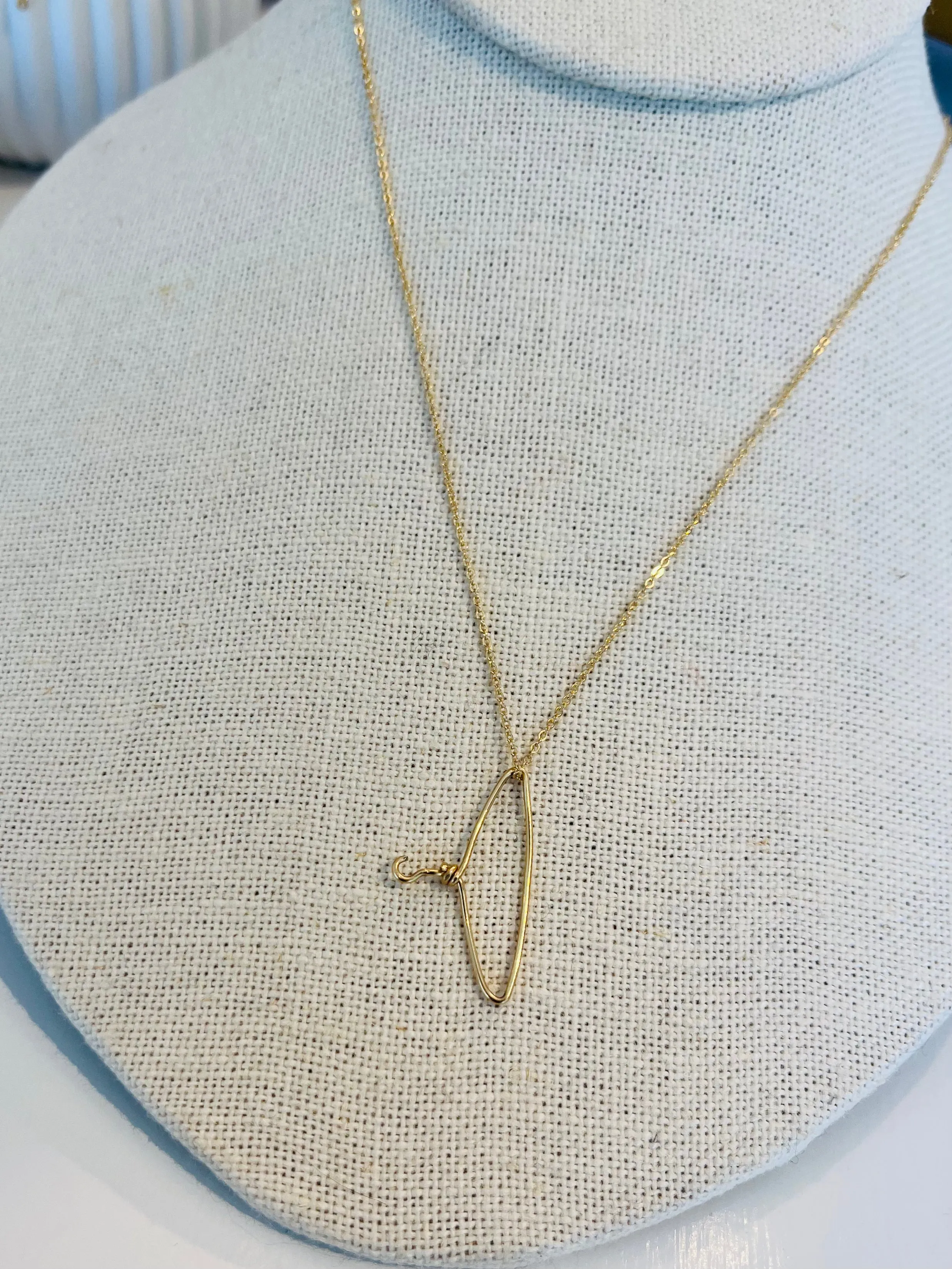 Hanger Necklace {Gold} | PREORDER
