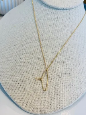 Hanger Necklace {Gold} | PREORDER