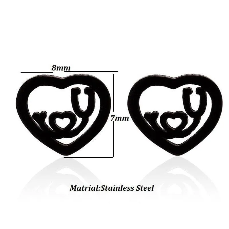 Heartbeat Cardiogram Stethoscope Women Bracelet