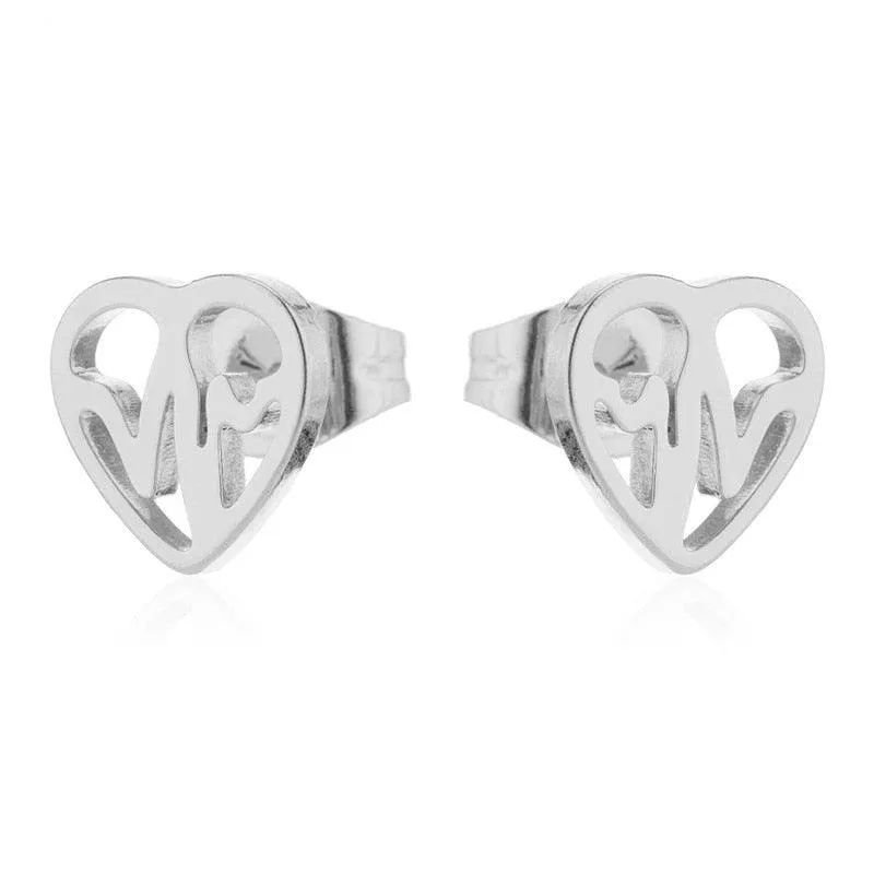 Heartbeat Cardiogram Stethoscope Women Bracelet