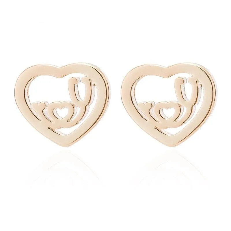 Heartbeat Cardiogram Stethoscope Women Bracelet