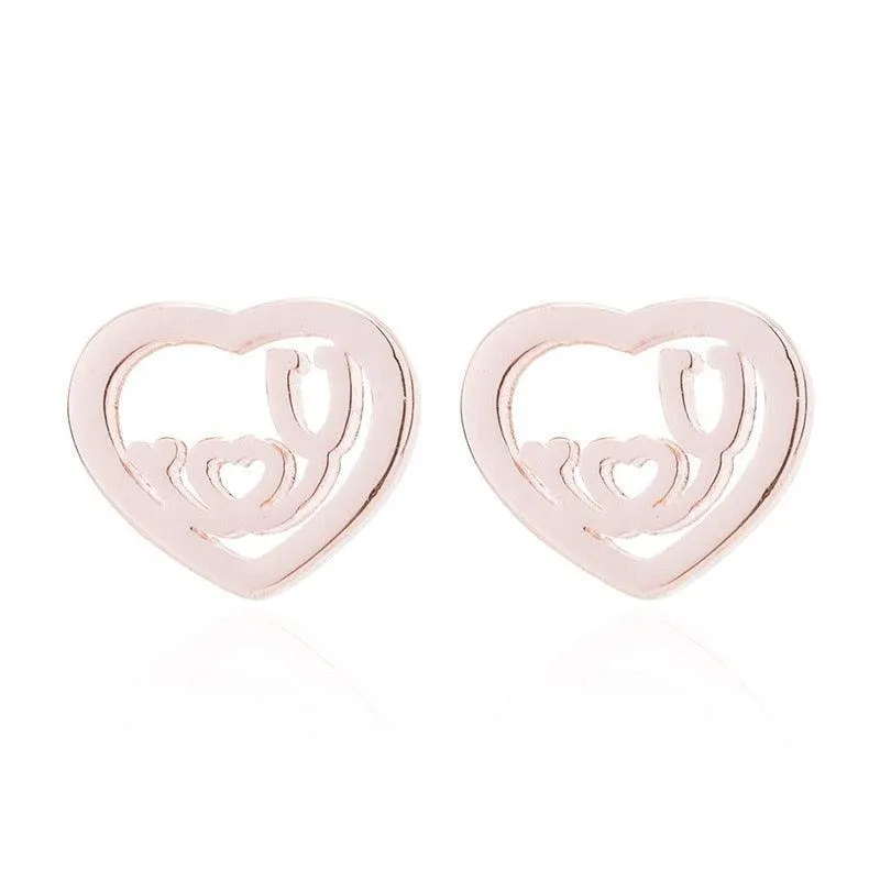 Heartbeat Cardiogram Stethoscope Women Bracelet