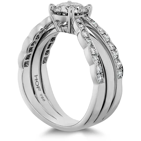 Hearts On Fire Lorelei Double Diamond Row Engagement Ring