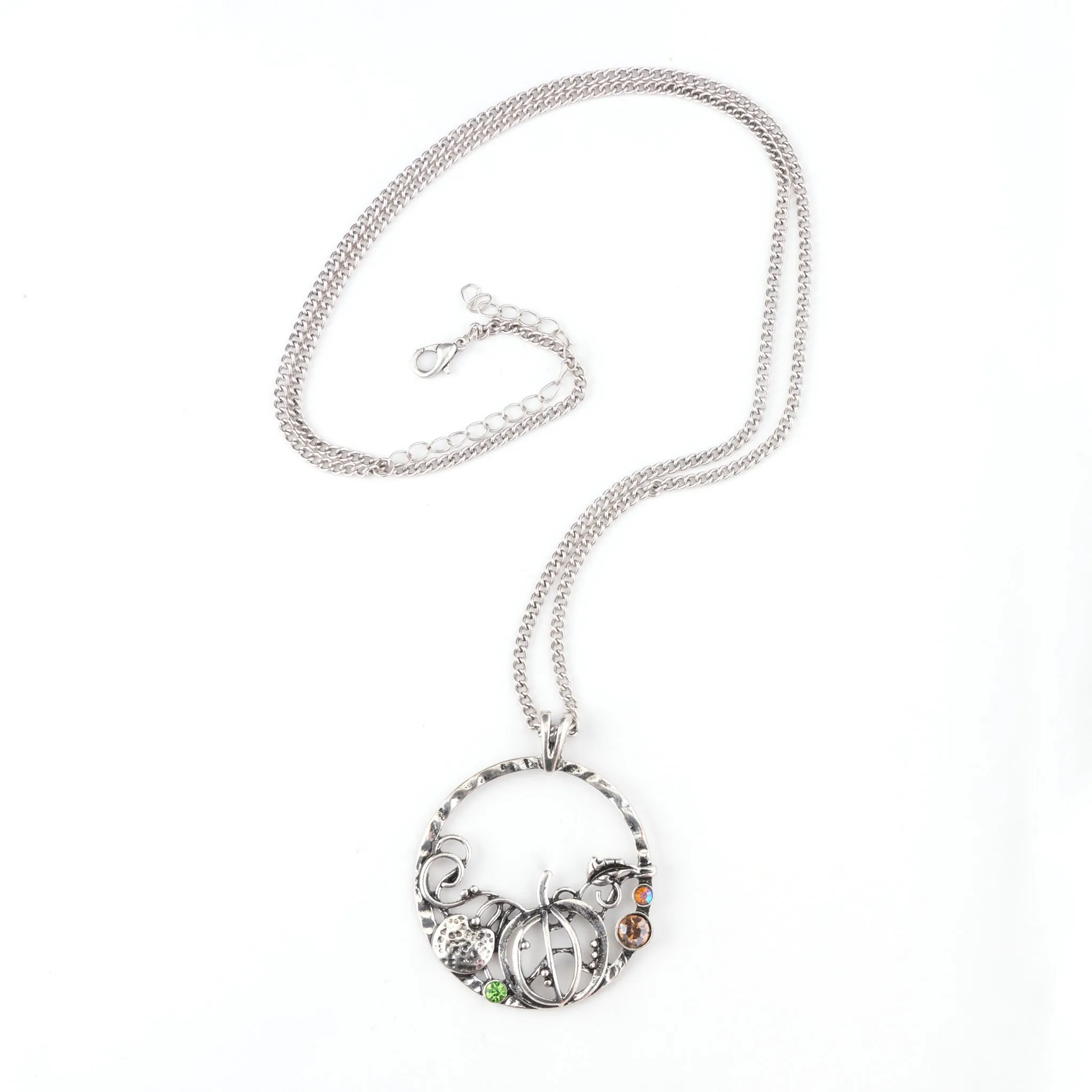 Howard's Jewelry Women's Halloween Blair Pumpkin Pendant Necklace