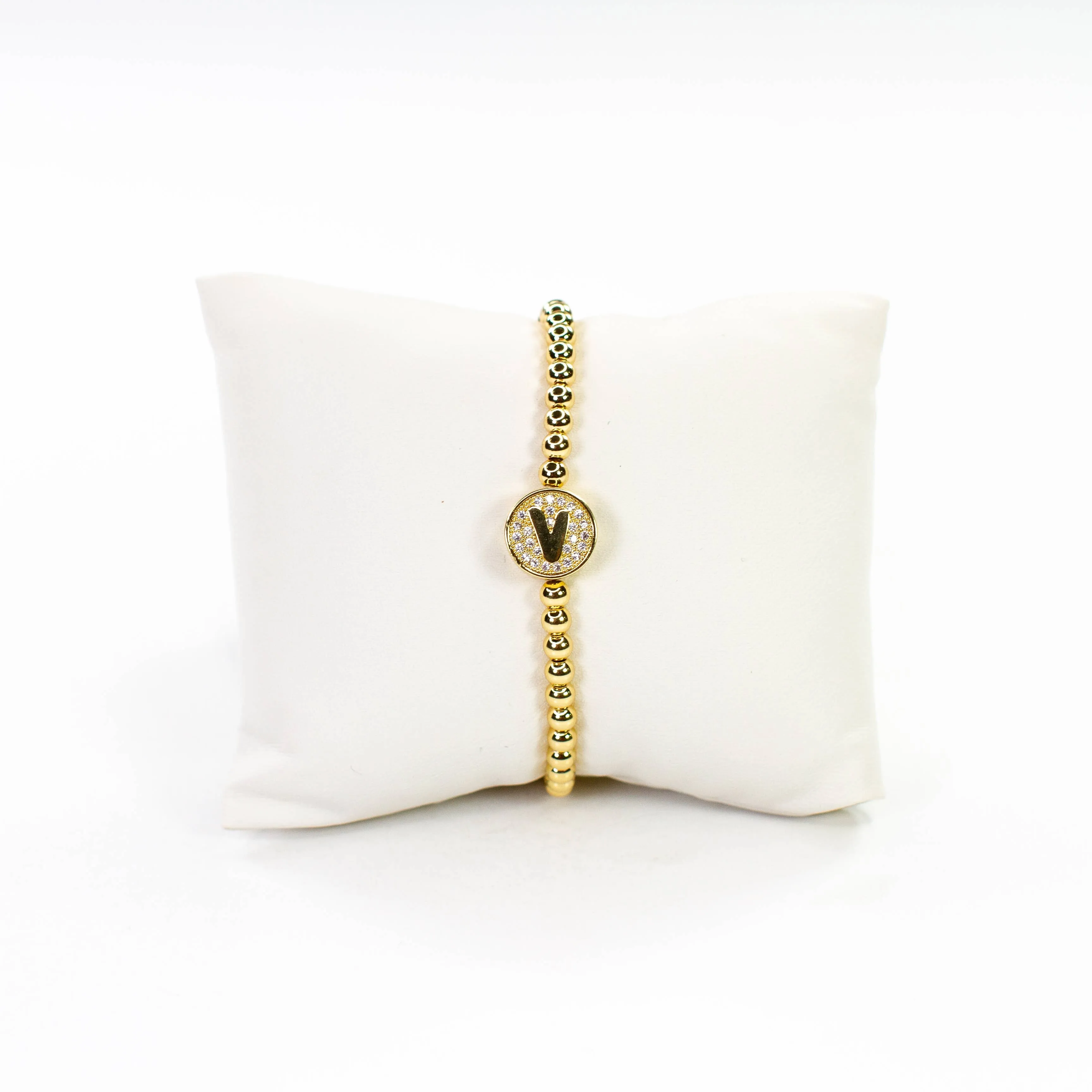 Initial Simulated Diamond Bracelet: P