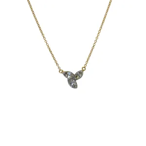 Inverted Marquise Diamond Necklace