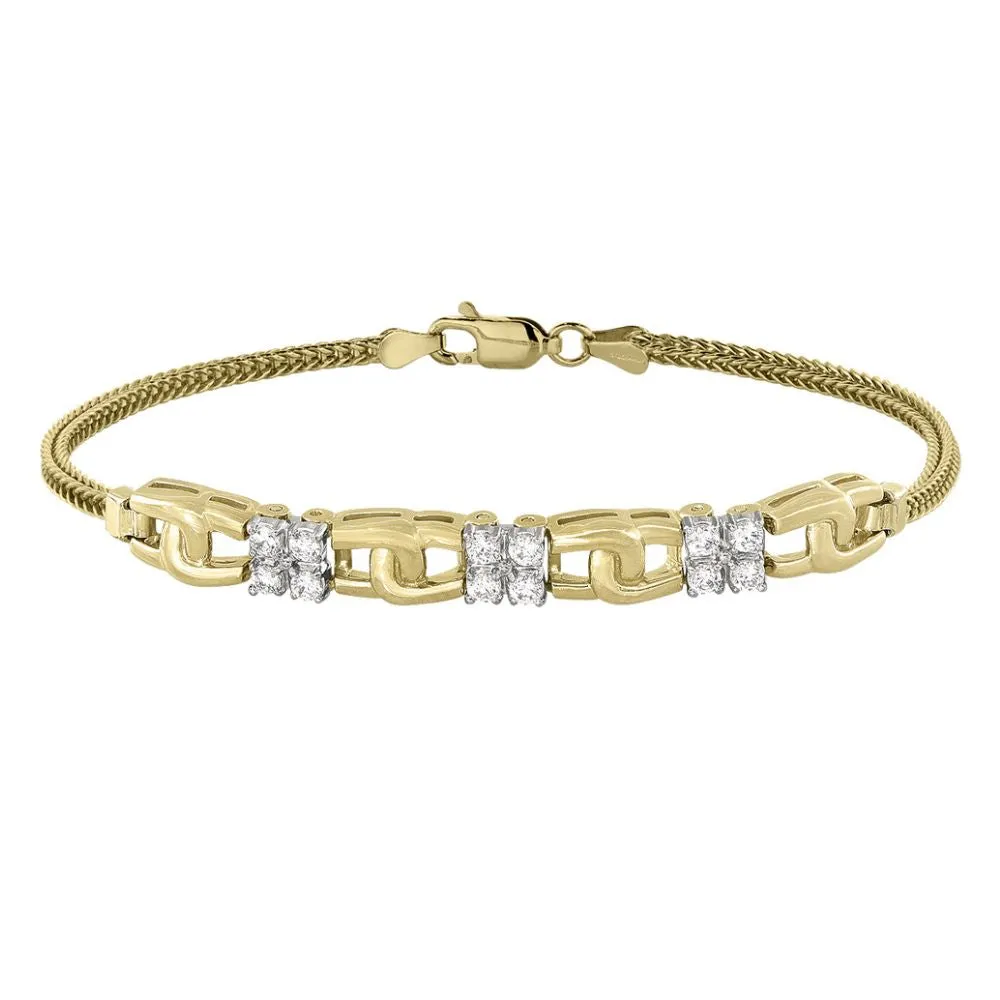 Jabel Diamond Add-A-Section Bracelet