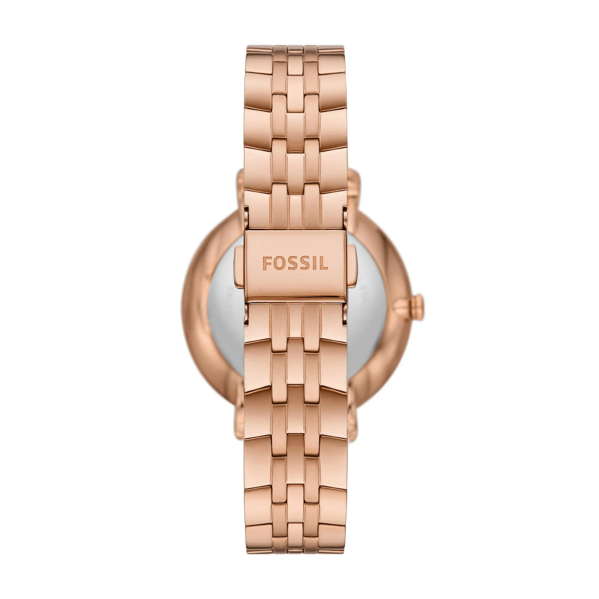Jacqueline Three-Hand Date Rose Gold-Tone Stainless Steel Watch