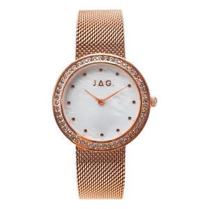 JAG Henley Rose Gold Watch with Mother of Pear Dial J2891A