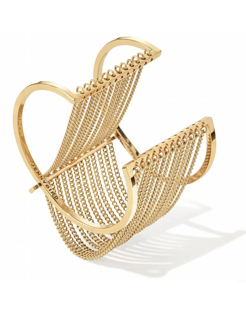 Jenny Bird Fallingwater Cuff in Gold