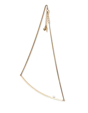 Jenny Bird Maigret Swing Necklace w/Pearl in Gold