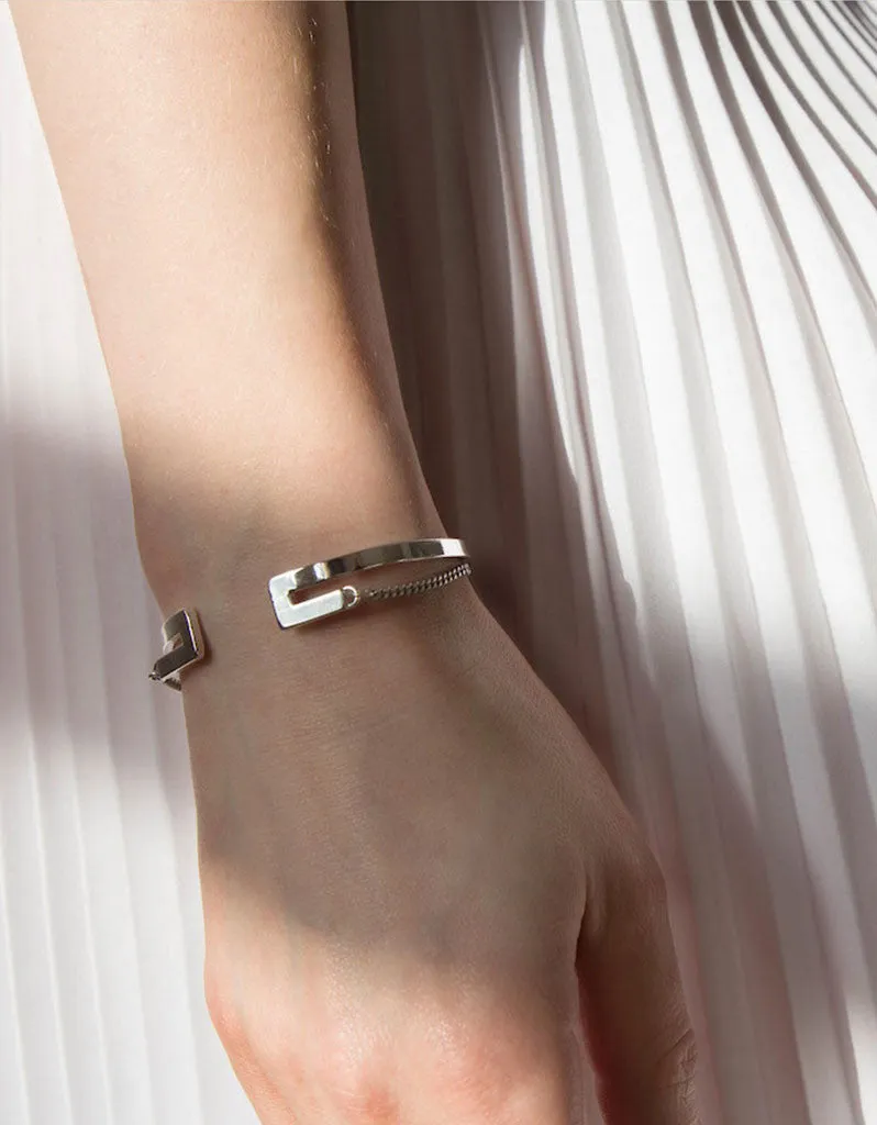Jenny Bird Mia Cuff in Silver
