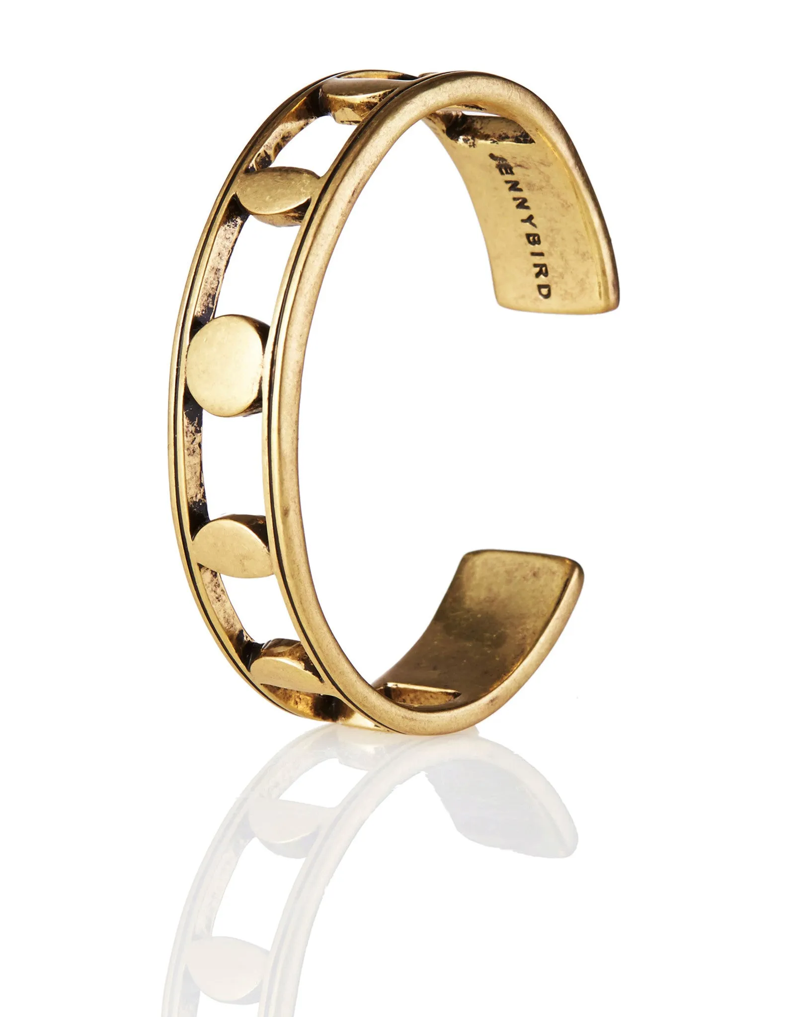 Jenny Bird Moonsong Cuff in Antique Gold