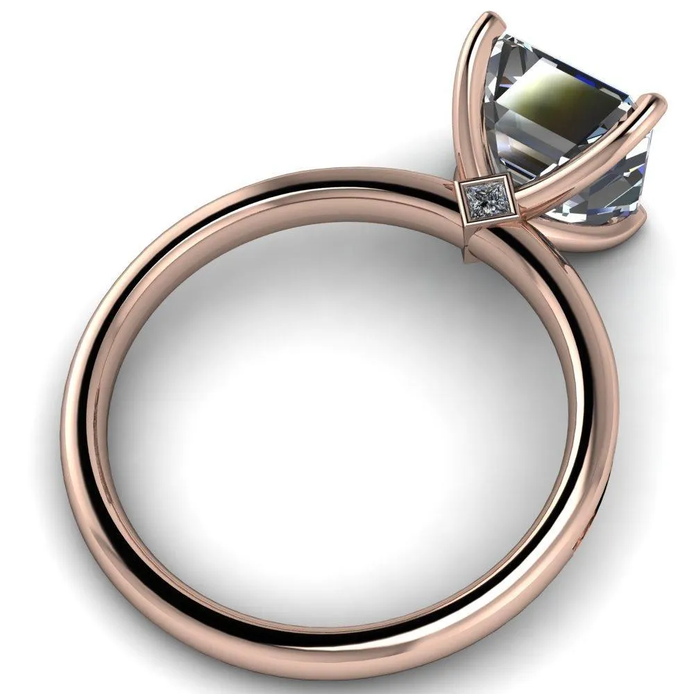 Joanna Asscher Moissanite Channel-Set Princess Diamond Ring
