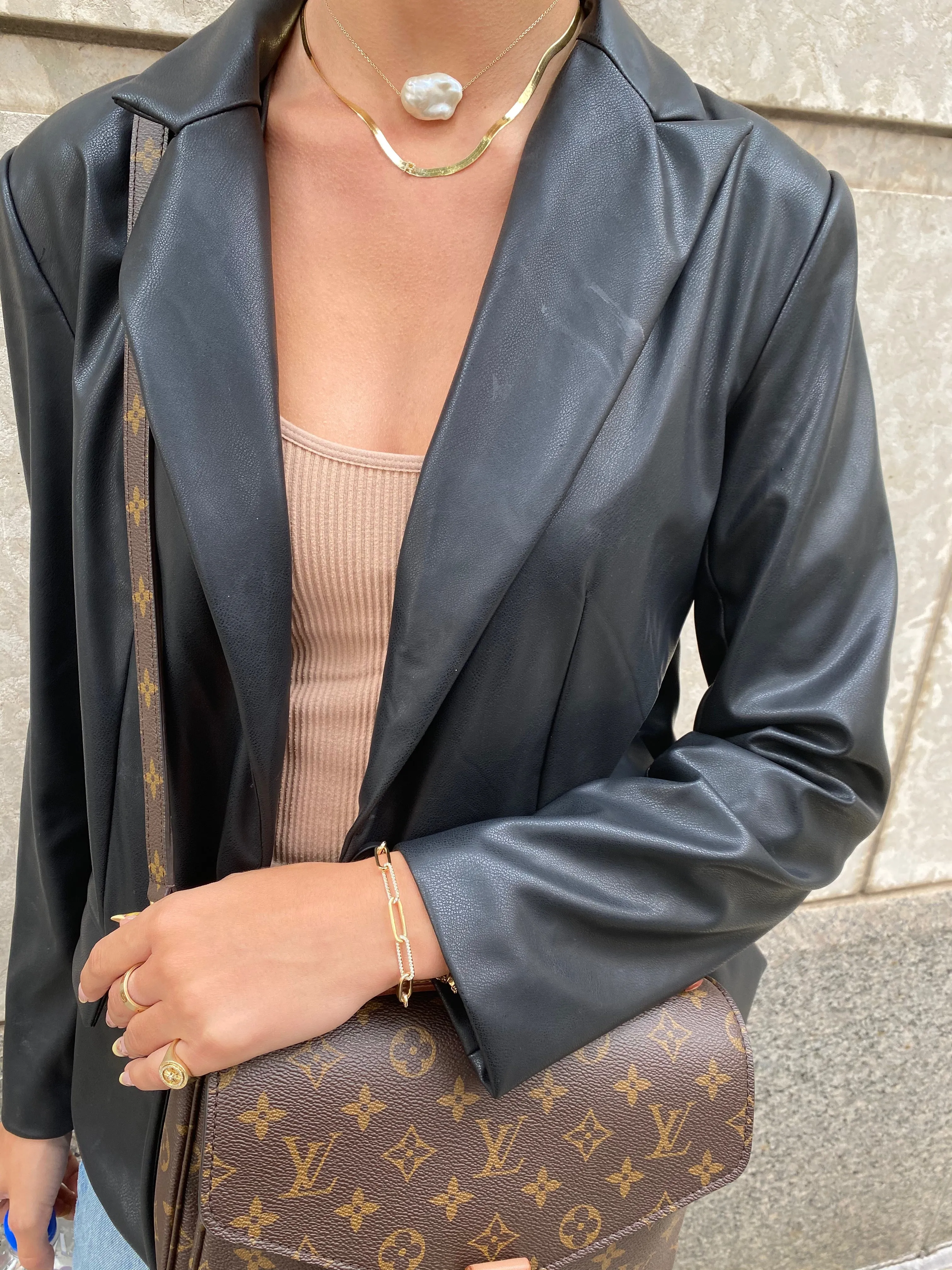 JULIANA- The Diamond Paperclip Bracelet
