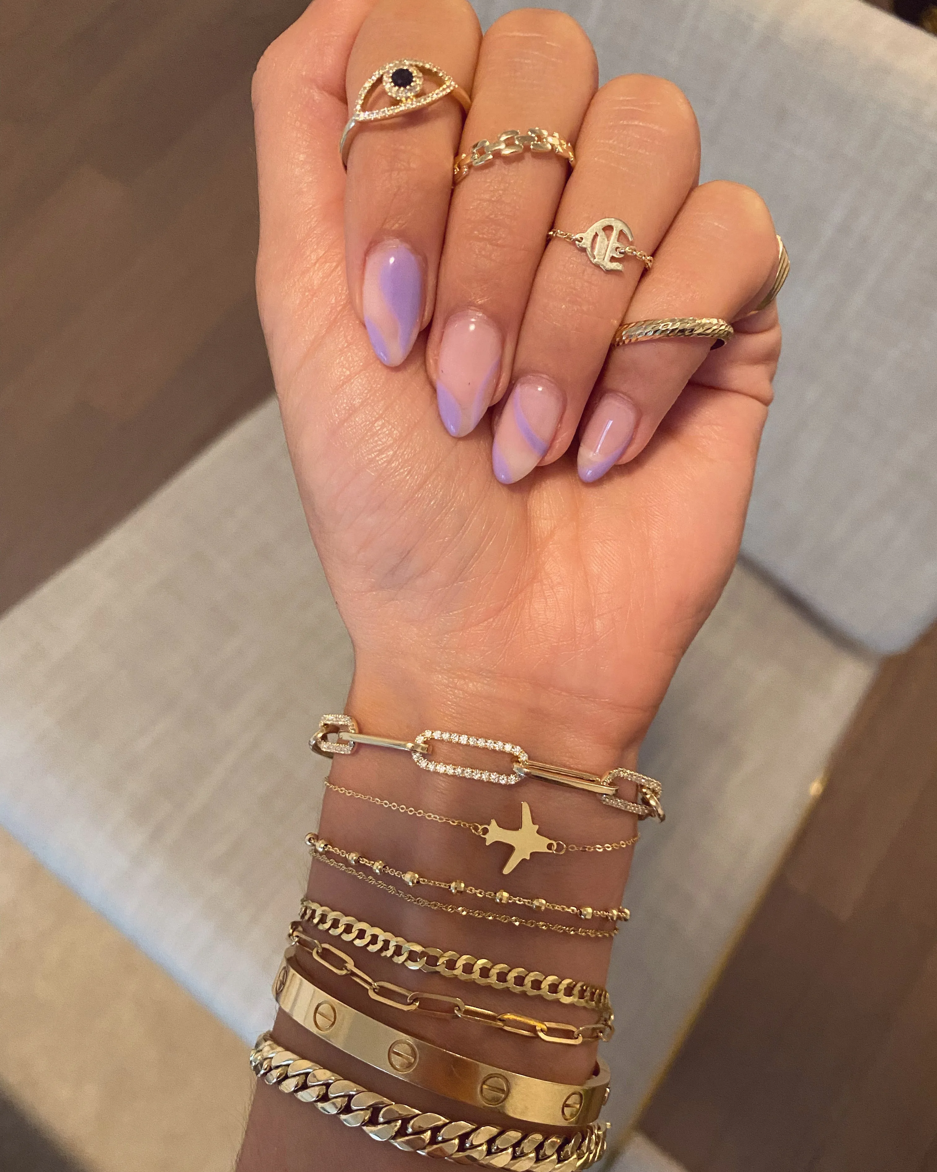 JULIANA- The Diamond Paperclip Bracelet