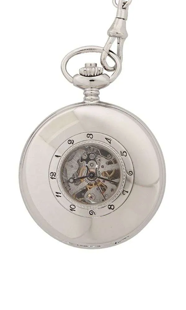 Kensington Mechanical Pocket Watch - Half Hunter