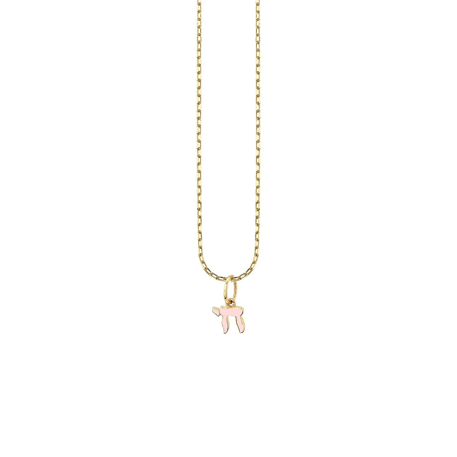 Kids Collection Gold & Enamel Mini Chai Charm Necklace