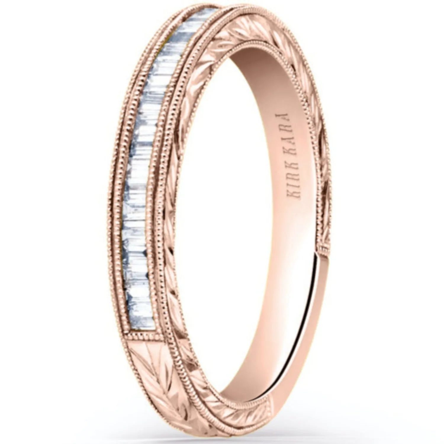 Kirk Kara "Stella" Baguette Cut Diamond Wedding Band