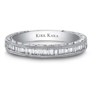 Kirk Kara "Stella" Baguette Cut Diamond Wedding Band