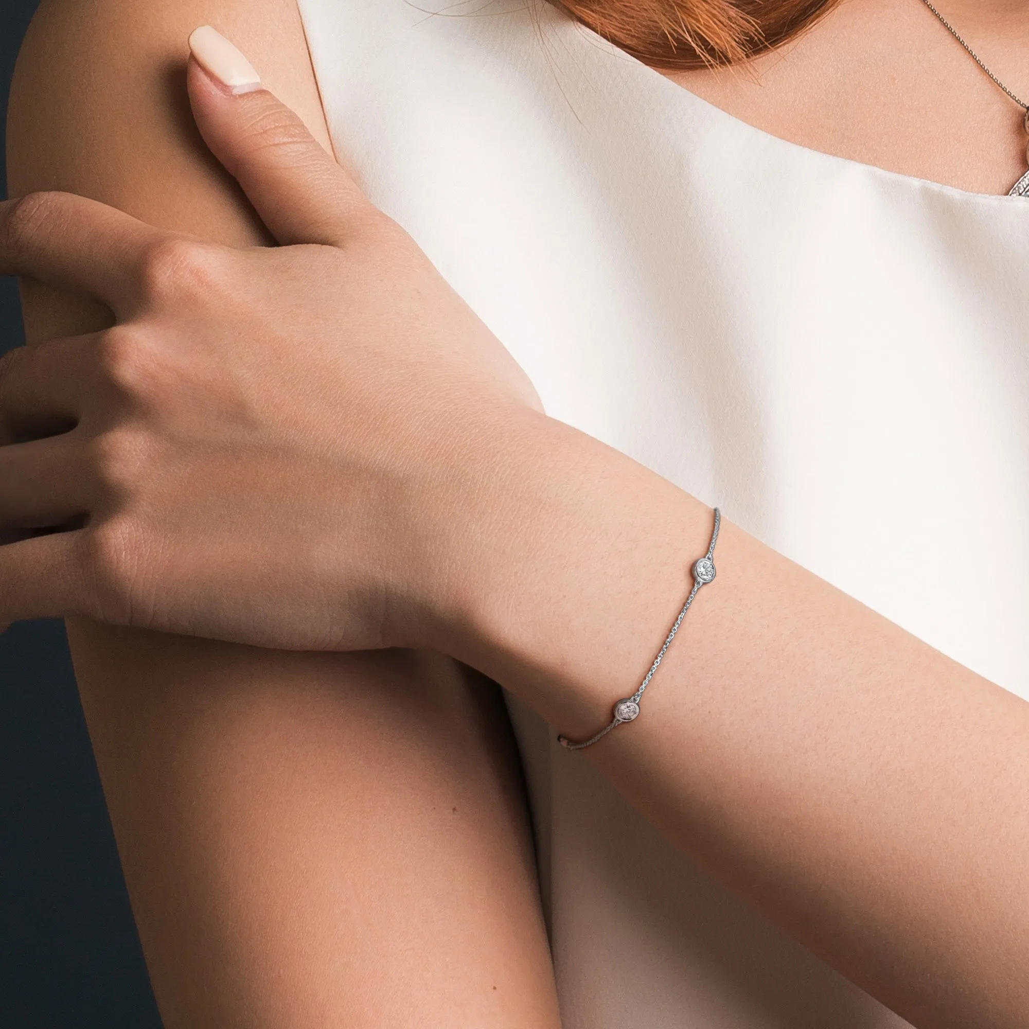 Lab-Grown Diamond By The Yard Bracelet