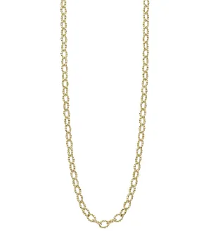LAGOS Signature Caviar 18K Gold Petite Link Necklace