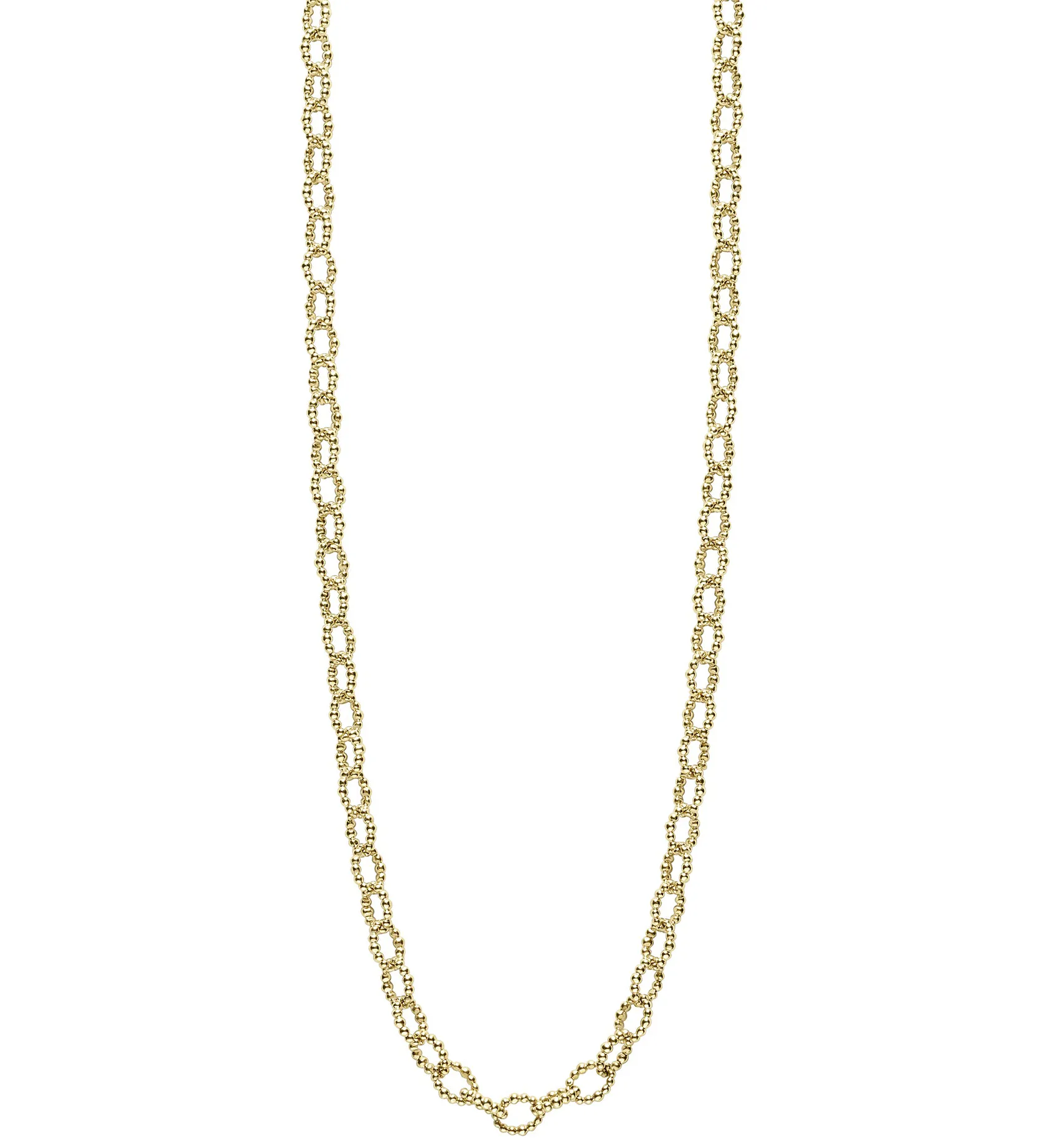 LAGOS Signature Caviar 18K Gold Petite Link Necklace