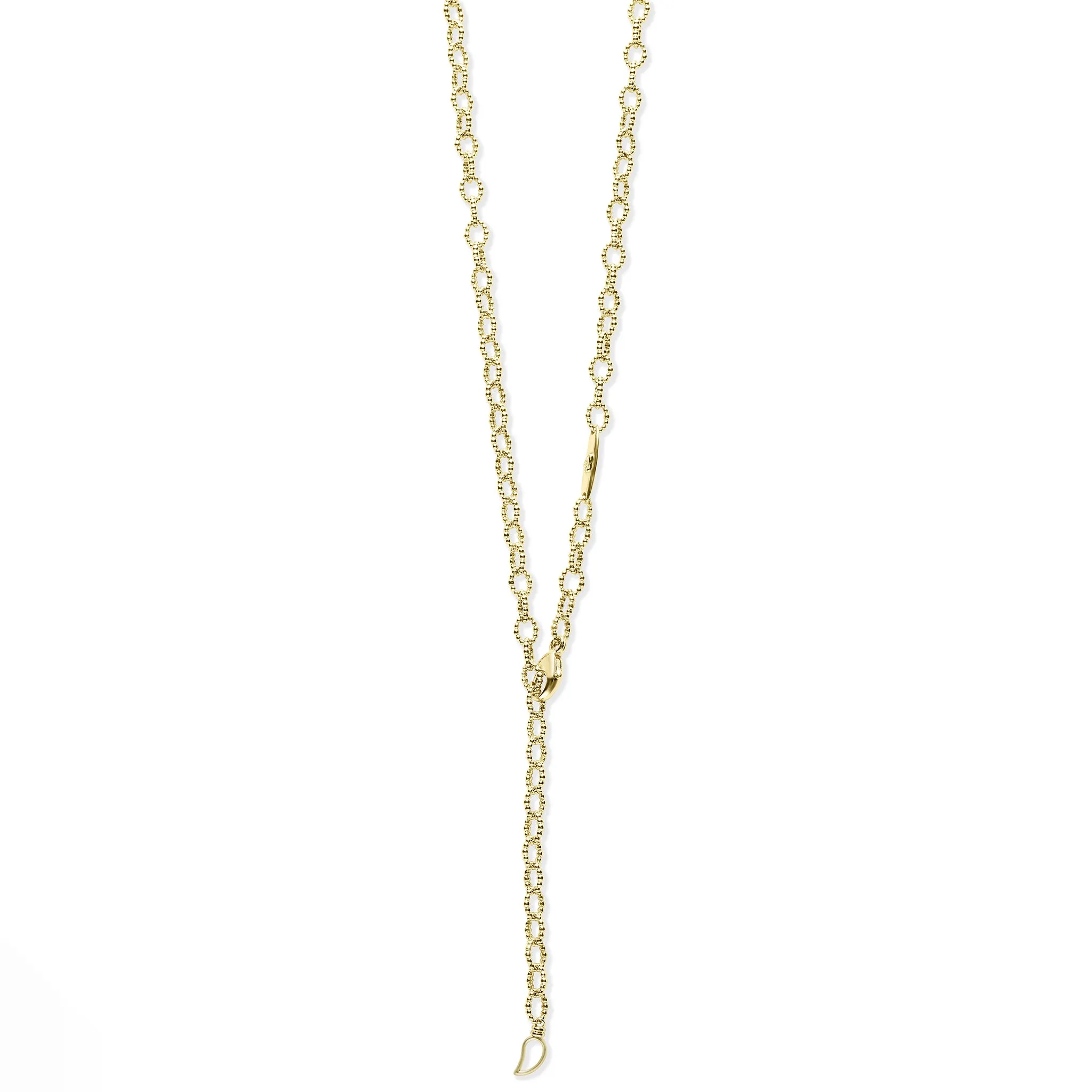 LAGOS Signature Caviar 18K Gold Petite Link Necklace