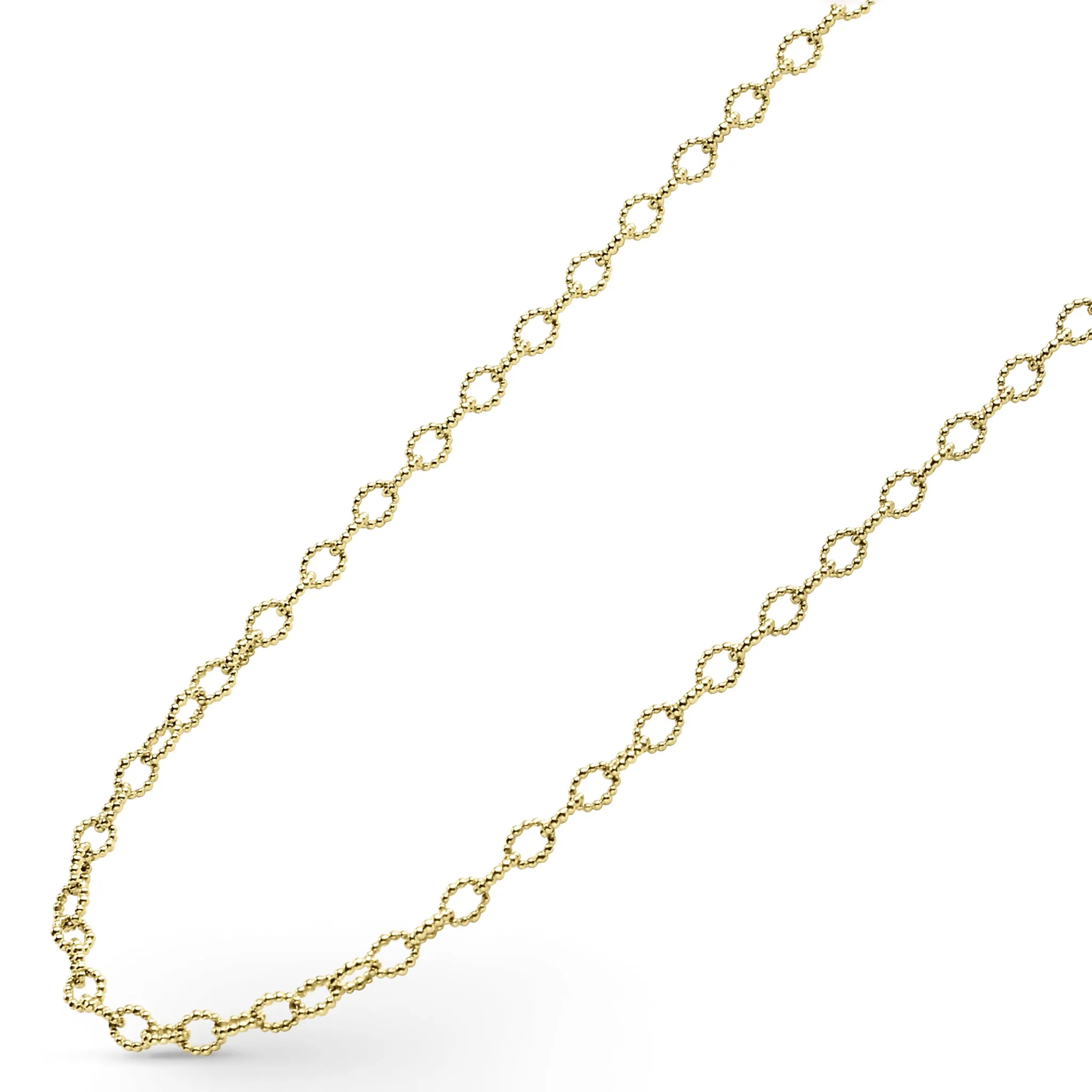 LAGOS Signature Caviar 18K Gold Petite Link Necklace