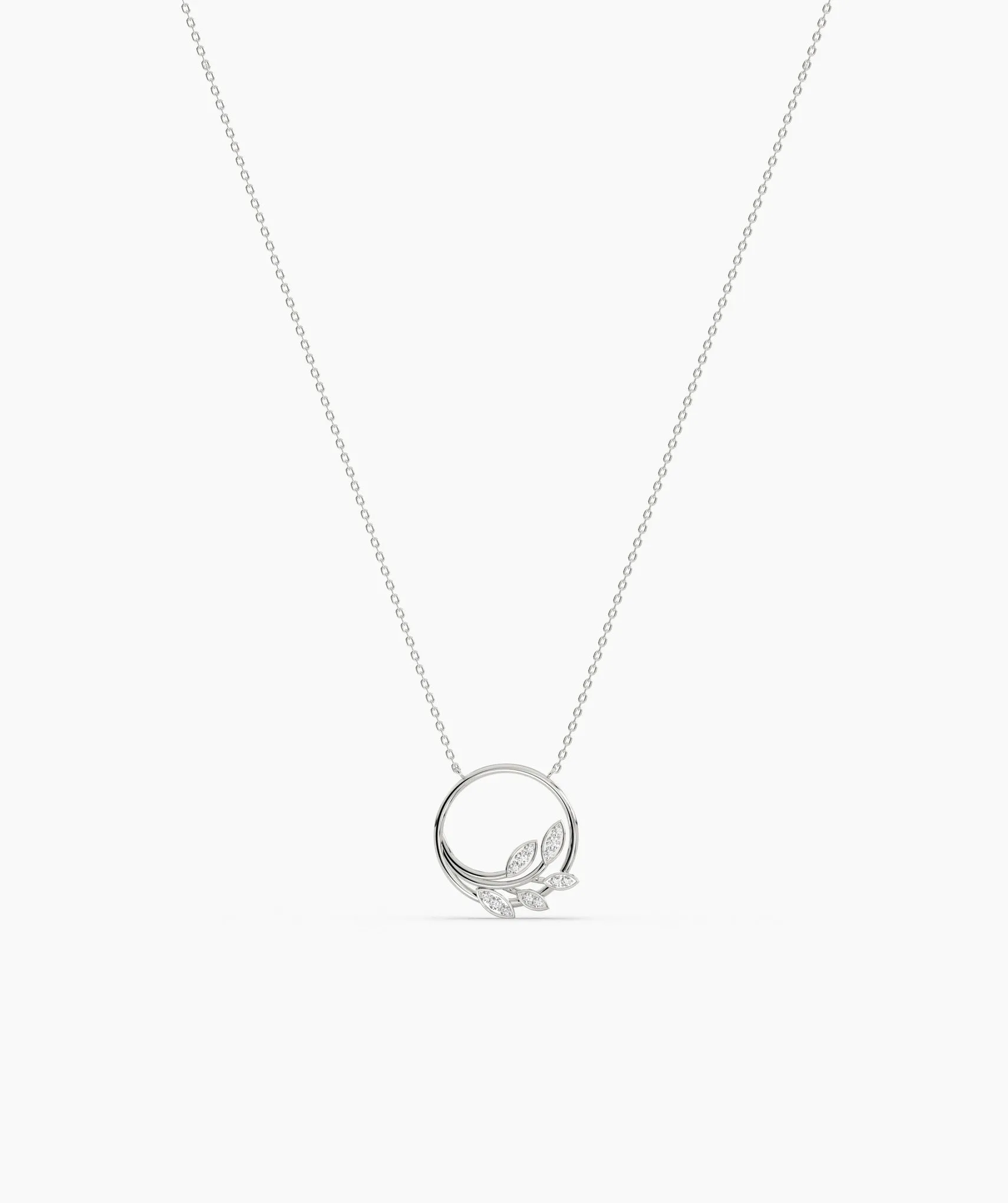 Leaf-Adorned Necklace