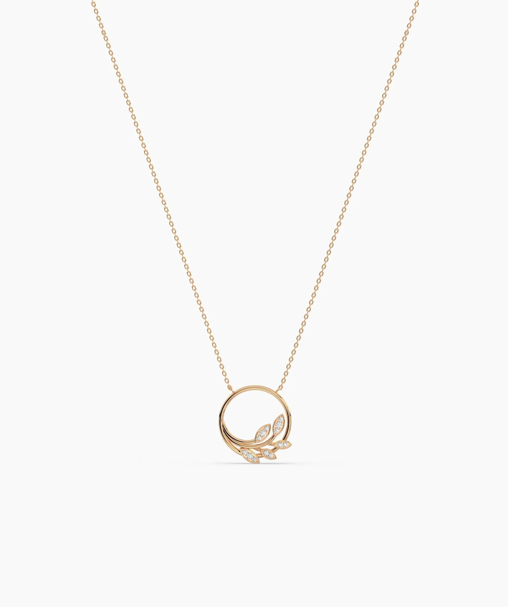 Leaf-Adorned Necklace