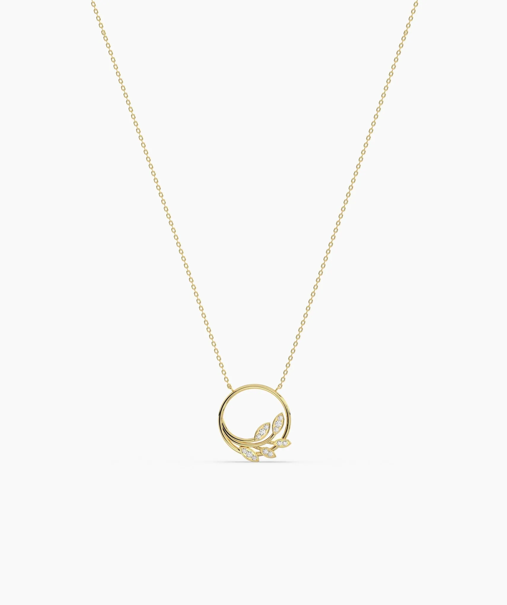 Leaf-Adorned Necklace