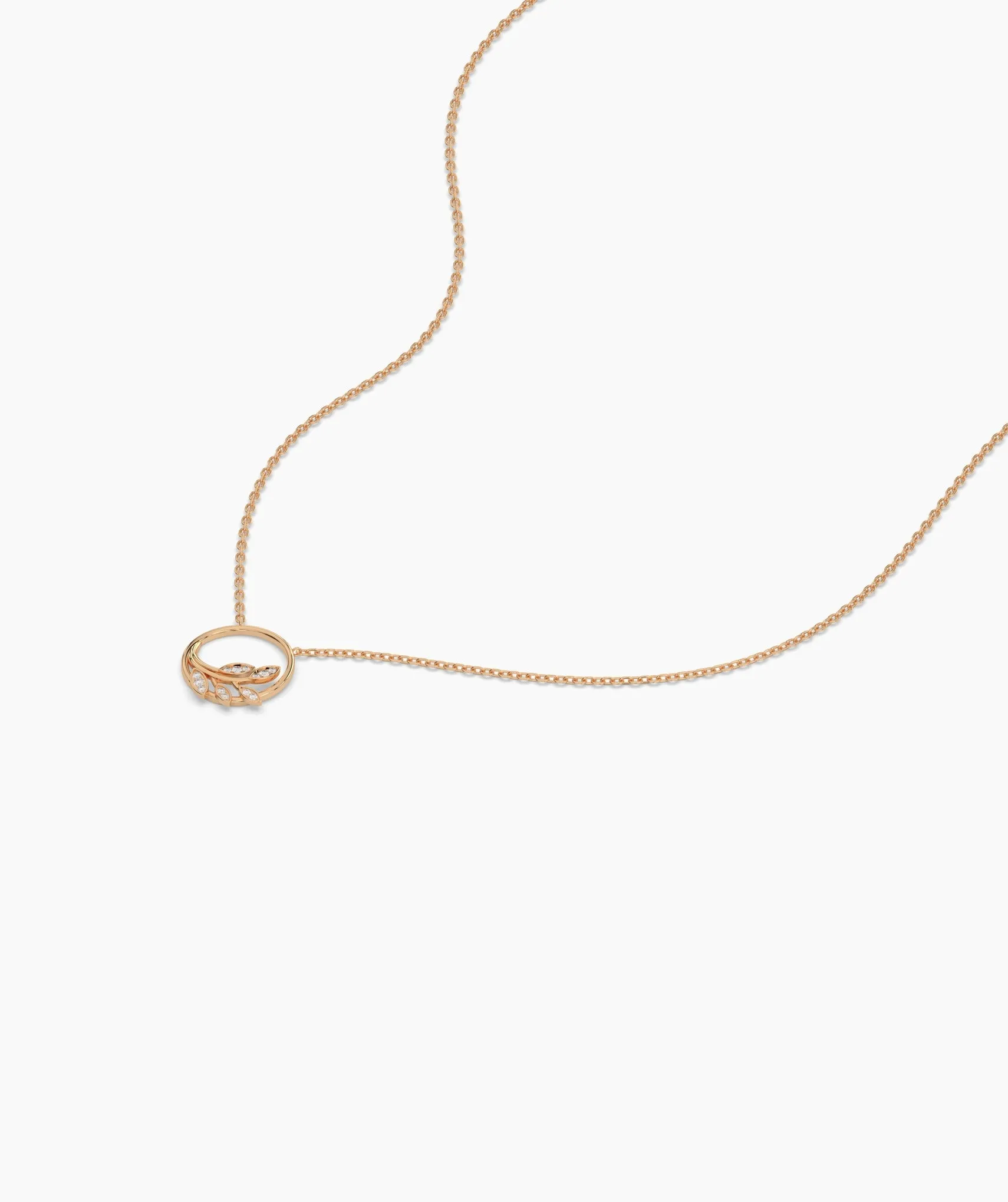 Leaf-Adorned Necklace