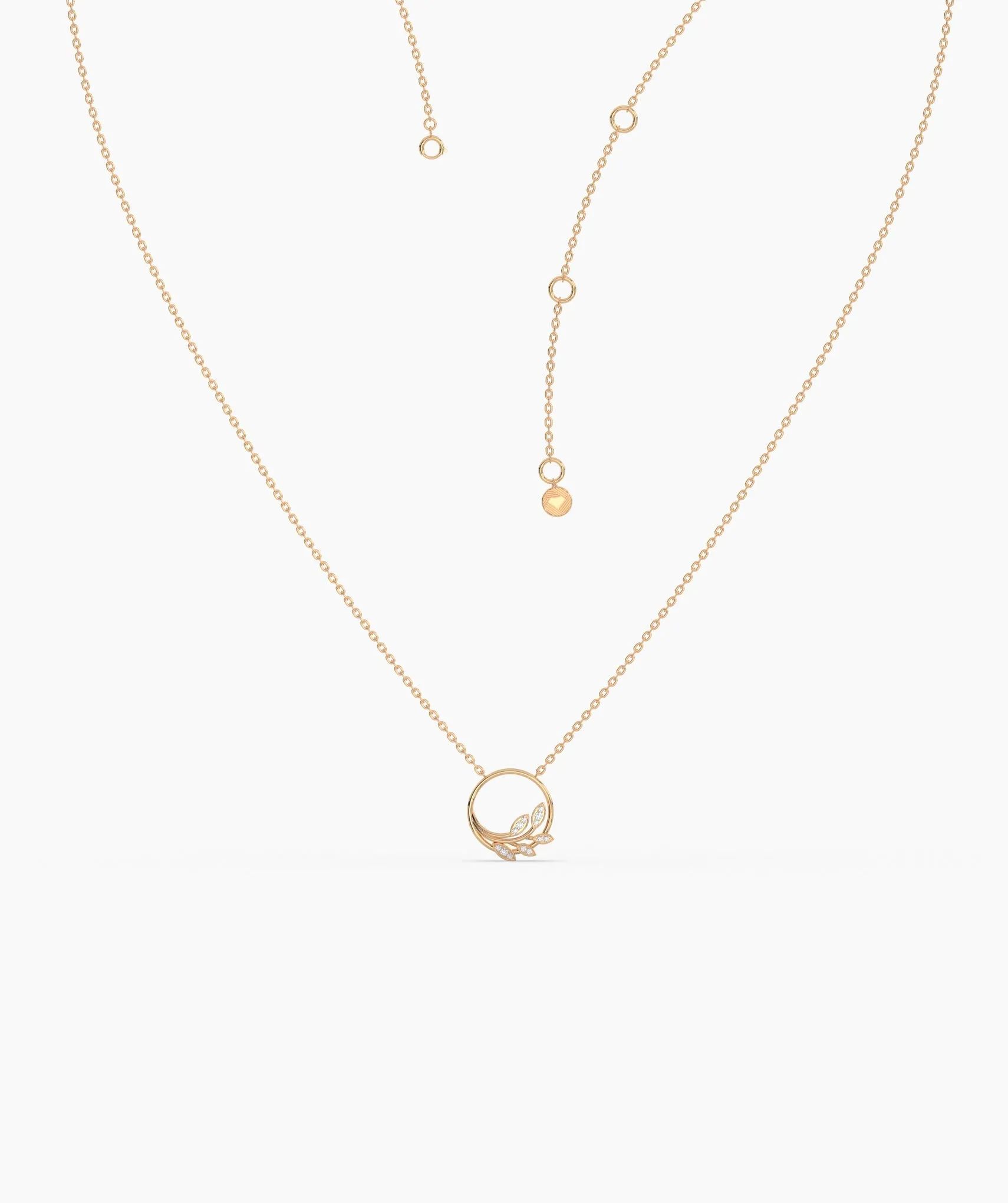 Leaf-Adorned Necklace