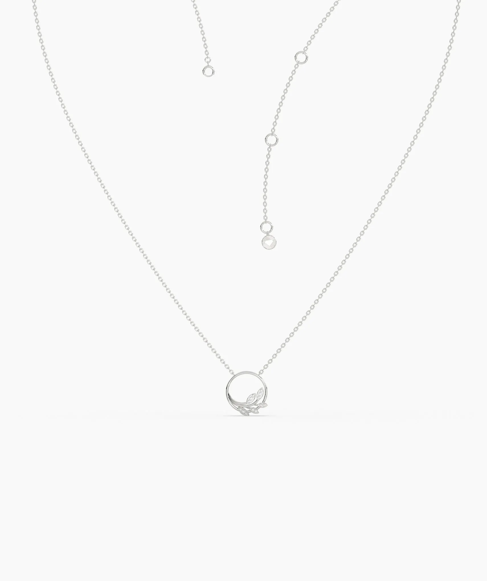 Leaf-Adorned Necklace