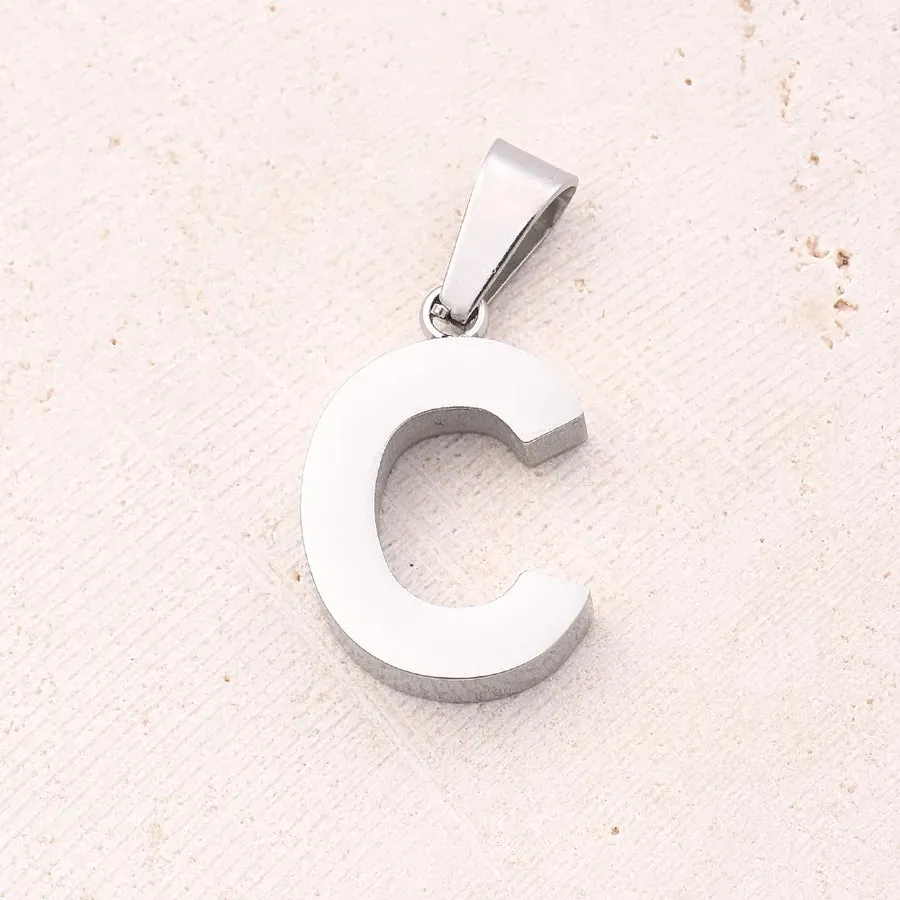 Letter Pendant Necklaces