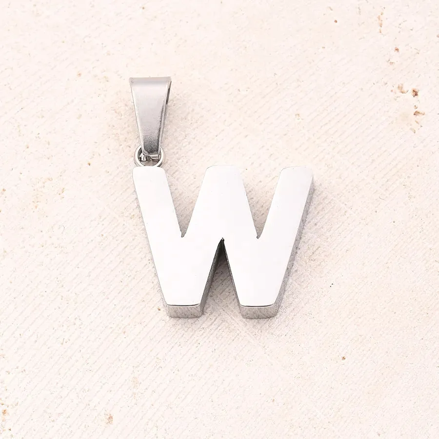 Letter Pendant Necklaces