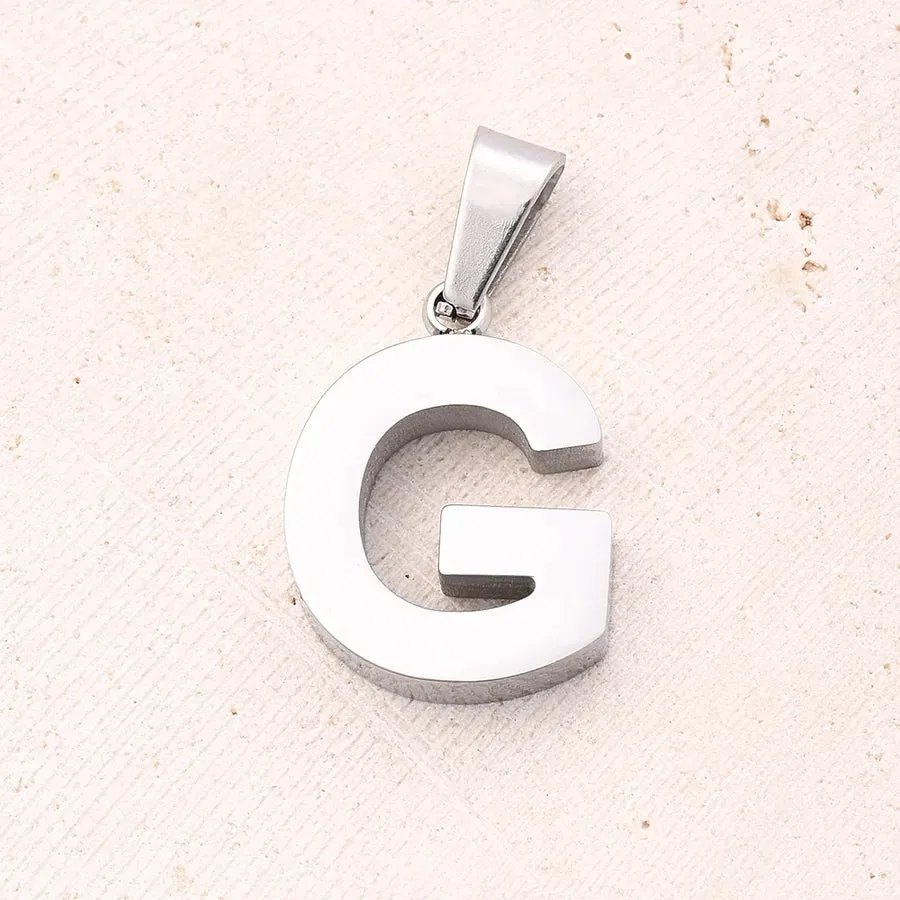 Letter Pendant Necklaces
